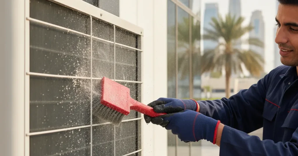 AC Condenser Cleaning in Dubai — Al-Rahim Technical Services