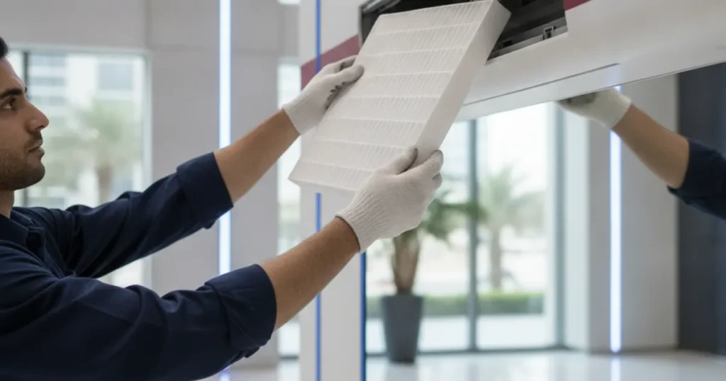 AC Filter Replacement in Dubai — Al-Rahim Technical Services