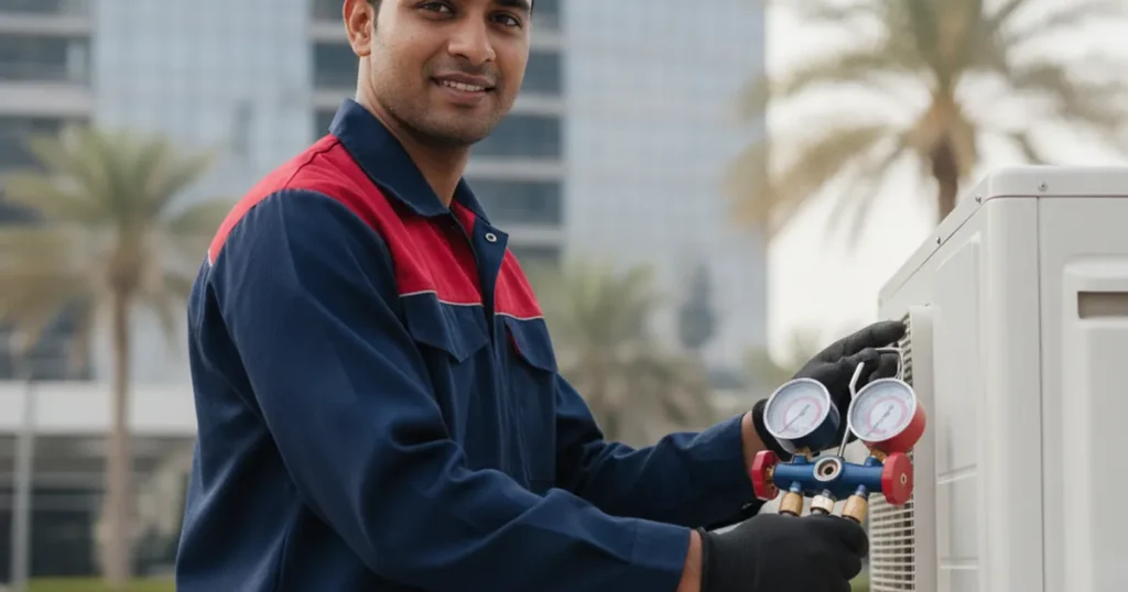 AC Gas Refilling in Dubai — Al-Rahim Technical Services