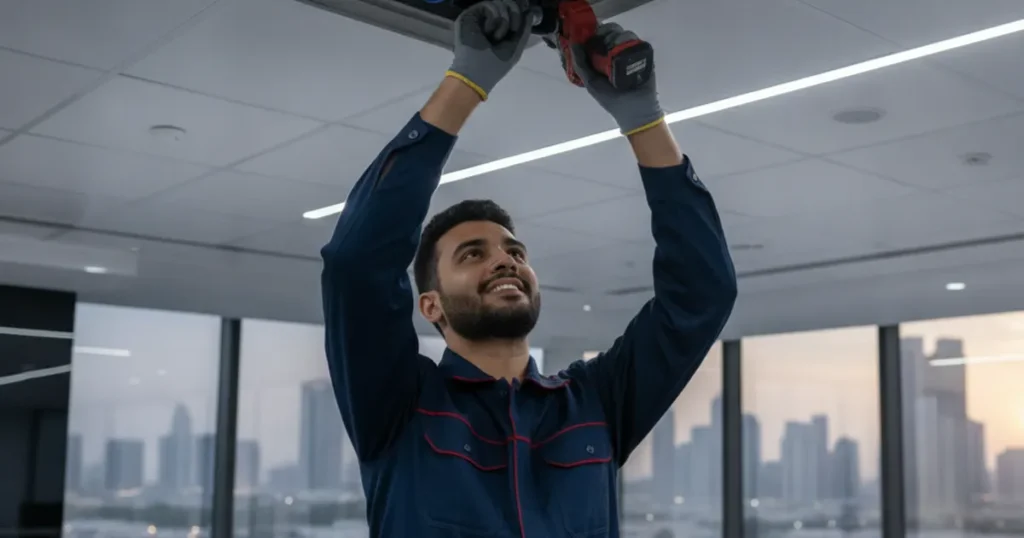 Cassette AC Installation in Dubai — Al-Rahim Technical Services