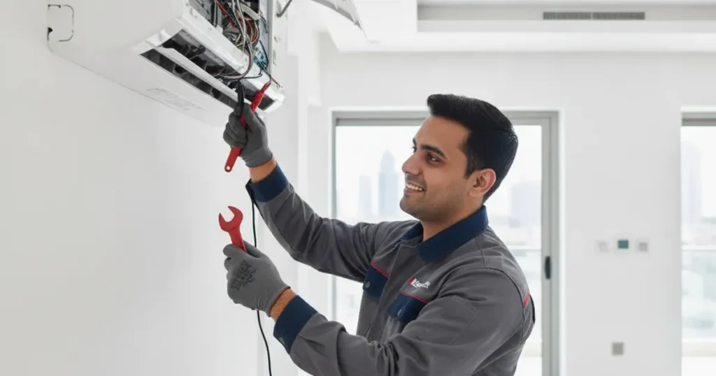 Villa AC Service in Dubai — Al-Rahim Technical Services